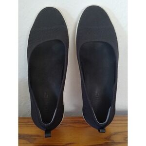 Vionic Uptown Knit Summer Black Flats Size 9.5 Scandi Girl